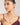 14K Solid Gold Blue Sapphire, Emerald & Pearl Lariat Necklace by Ratnavaali – view 2