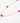 Necklace with pink beads and gold chain on a white background
